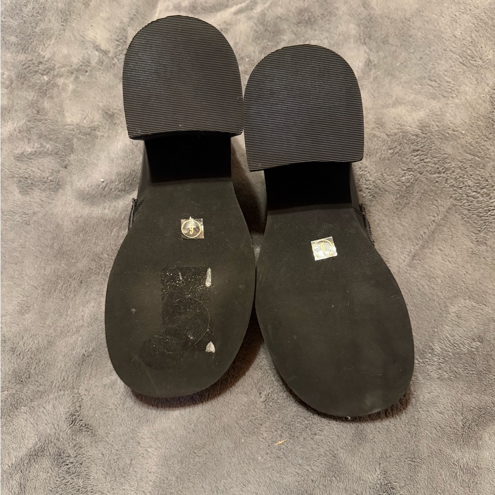 Women's Steve Madden Black Platform Loafers - Picture 5 of 5